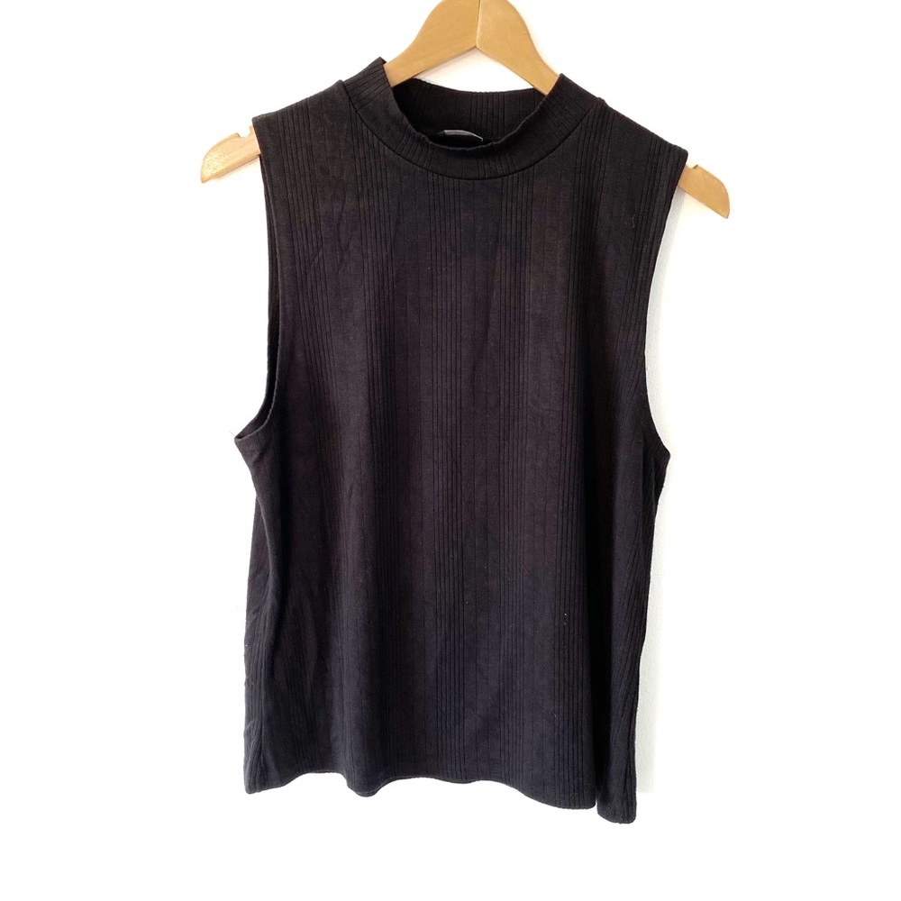 Black Asos New Look Mockneck Top